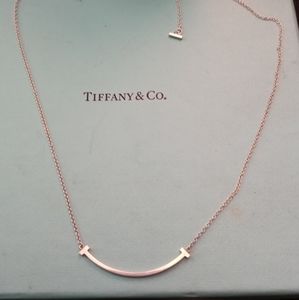 Tiffany and Co. Smile T Necklace